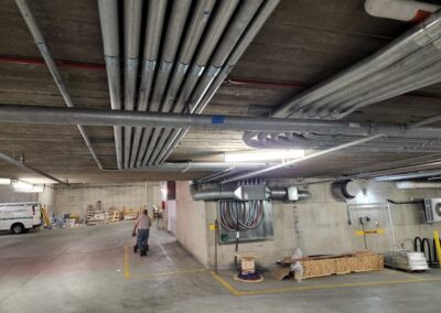 Parking Ramp Feeder Piping